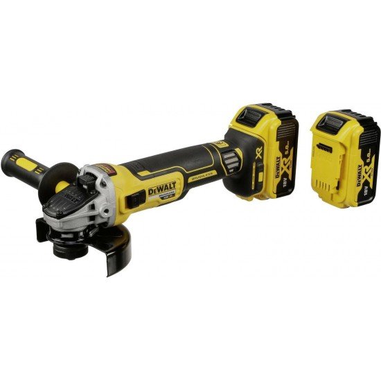 Dewalt DCG405P2-QW Τροχός 125mm Μπαταρίας 2x5Ah