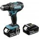 Makita DDF482RTJ Κρουστικό Δραπανοκατσάβιδο Μπαταρίας 18V 2x5Ah