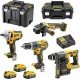 Dewalt DCK428P3T Σετ Γωνιακός Τροχός & Κρουστικό Δραπανοκατσάβιδο & Μπουλονόκλειδο & Πιστολέτο 18V με 3 Μπαταρίες 5Ah και Θήκη Dewalt DCK428P3T Σετ Γωνιακός Τροχός & Κρουστικό Δραπανοκατσάβιδο & Μπουλονόκλειδο & Πιστολέτο 18V με 3 Μπαταρίες 5Ah και Θήκη