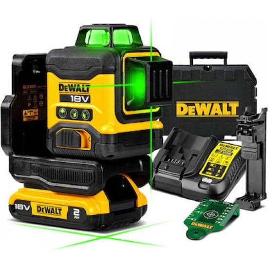 Dewalt DCLE34031D1 Αυτορυθμιζόμενο Γραμμικό Αλφάδι Laser Πράσινης Δέσμης Dewalt DCLE34031D1 Αυτορυθμιζόμενο Γραμμικό Αλφάδι Laser Πράσινης Δέσμης